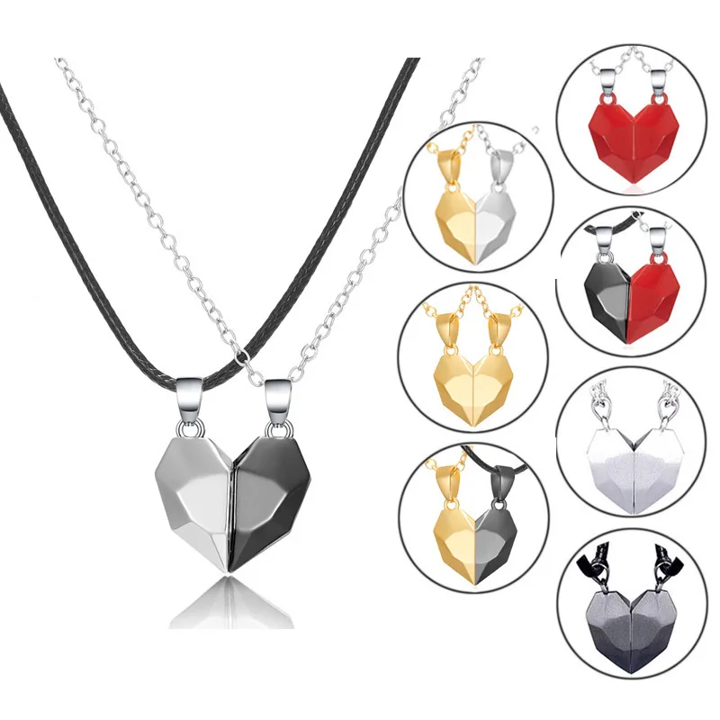 Home Hanging Ornament Fashion Love Heart Necklace Couple Jewelry Matching Friendship Long Chain Necklace
Home Hanging Ornament Fashion Love Heart Necklace Couple Jewelry Matching Friendship Long Chain Necklace