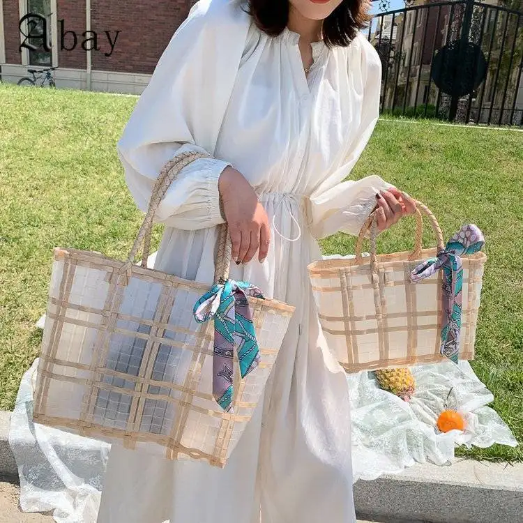 Fashion Casual Bucket Straw Bags for Women Ladies Handbag Summer Beach Bag Knitted Tote Rattan Bag Transparent Bag Picnic bag
Fashion Casual Bucket Straw Bags for Women Ladies Handbag Summer Beach Bag Knitted Tote Rattan Bag Transparent Bag Picnic bag