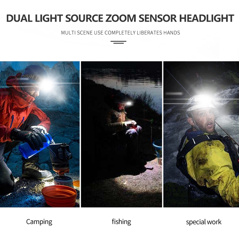 New Outdoor COB LED Strip Headlamp 3 Modes 300LM Headlight Waterproof Outdoor Head Torch by 1000 mAh Battery for Camping Hunting
New Outdoor COB LED Strip Headlamp 3 Modes 300LM Headlight Waterproof Outdoor Head Torch by 1000 mAh Battery for Camping Hunting