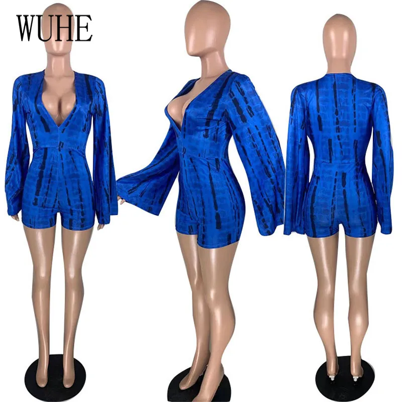 WUHE Party Streetwear Playsuits Sexy Deep V Neck Long Flare Sleeve Hollow Out Package Hip Temperament Vintage Nightclub Overalls 
WUHE Party Streetwear Playsuits Sexy Deep V Neck Long Flare Sleeve Hollow Out Package Hip Temperament Vintage Nightclub Overalls