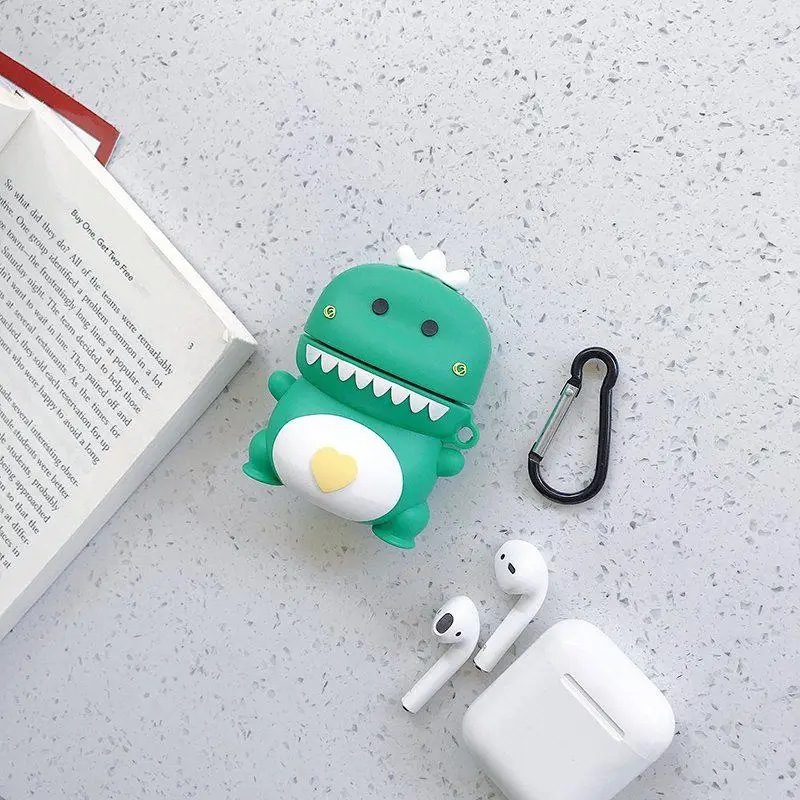2022 New Silicone Case Wireless Charging Soft Cover Box 3D Cartoon Dragon Funny Cute For Apple Airpods 2 1 Cover
2022 New Silicone Case Wireless Charging Soft Cover Box 3D Cartoon Dragon Funny Cute For Apple Airpods 2 1 Cover