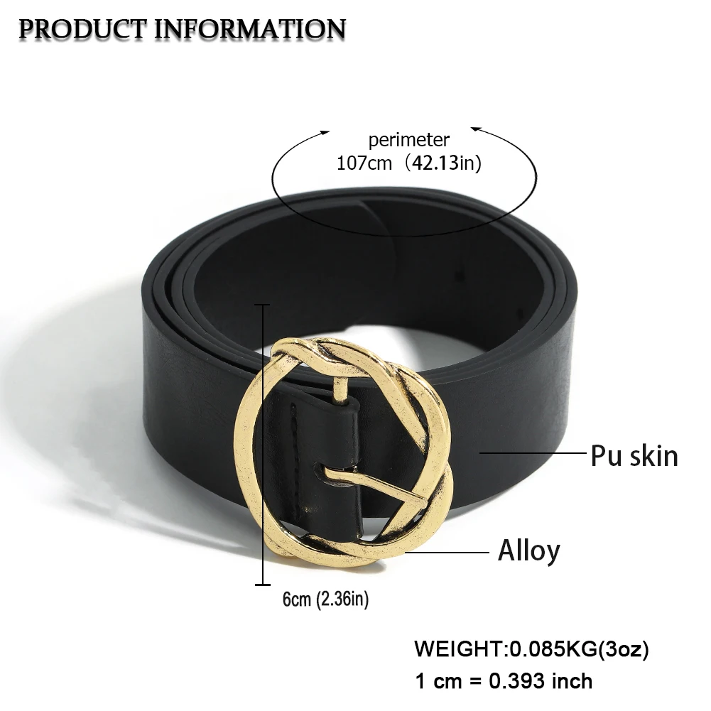 Vedawas Fashion PU Leather Irregular Belt For Women Punk Vintage Gold Color Waist Belly Jeans Dress Accessories Jewelry Gift
Vedawas Fashion PU Leather Irregular Belt For Women Punk Vintage Gold Color Waist Belly Jeans Dress Accessories Jewelry Gift