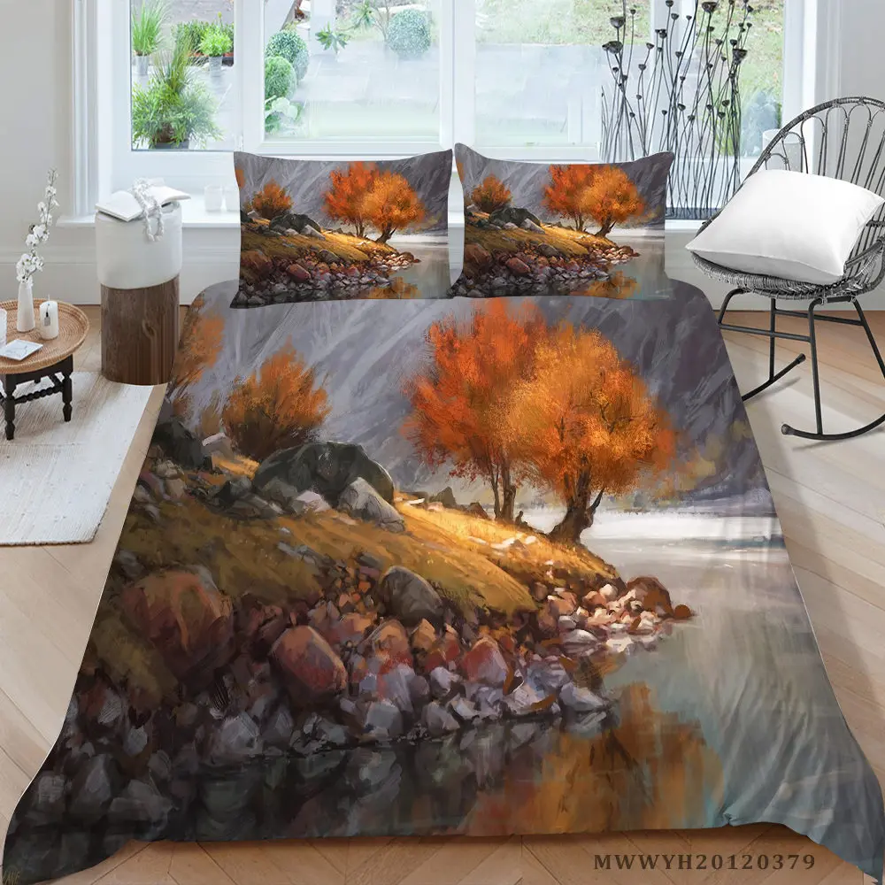 King Size Bedding Set Artistic Watercolor Forest Duvet Cover Colorful Queen Twin Full Double Single Fantasy Bed Set For Kids
King Size Bedding Set Artistic Watercolor Forest Duvet Cover Colorful Queen Twin Full Double Single Fantasy Bed Set For Kids