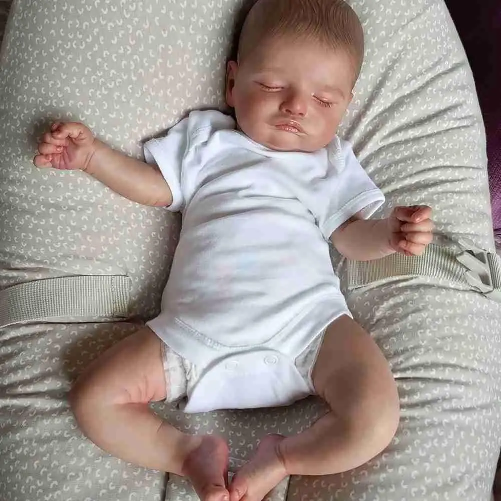19 Inches Baby Sleeping Soft Hand-drawing Hair Soft Color Skin Color White Tone Silicone 3d Baby L9n6
19 Inches Baby Sleeping Soft Hand-drawing Hair Soft Color Skin Color White Tone Silicone 3d Baby L9n6