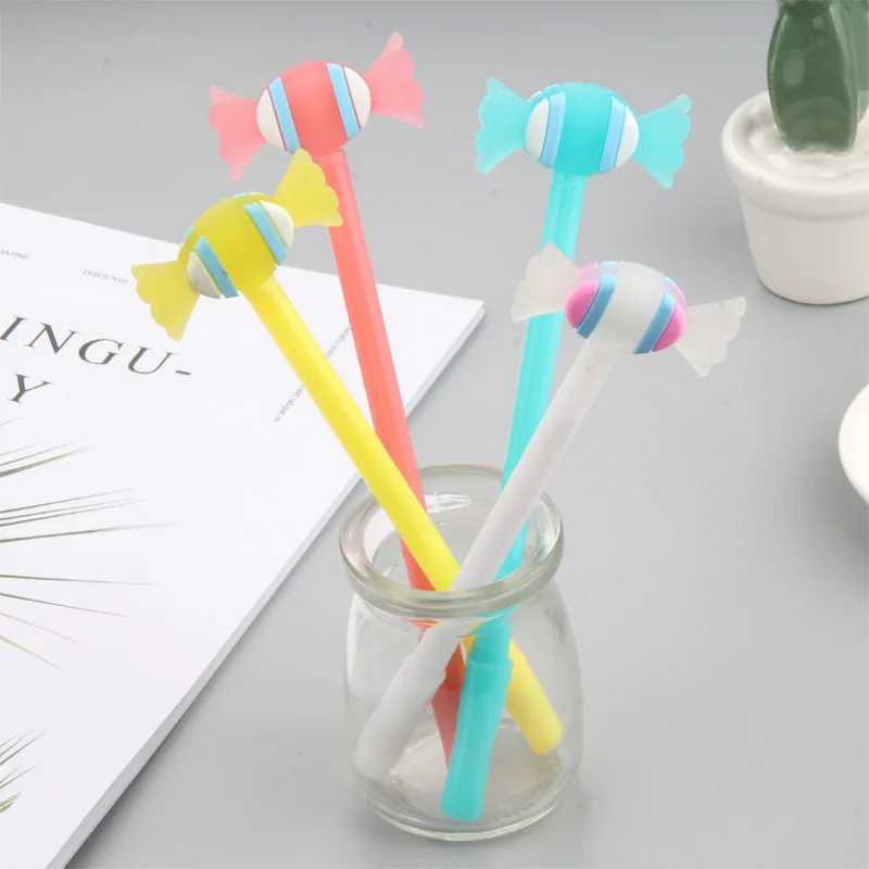 36 pcs/lot Kawaii Candy Gel Pen Cute 0.5mm black Ink Signature Pens Promotional Gift Office School Supplies
36 pcs/lot Kawaii Candy Gel Pen Cute 0.5mm black Ink Signature Pens Promotional Gift Office School Supplies
