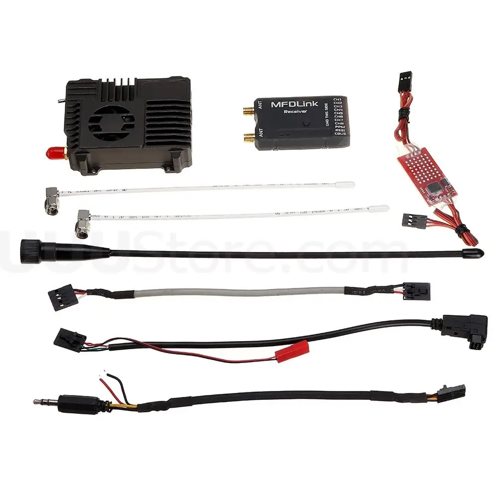 

MyFlyDream MFD Rlink V2 433 МГц 16-канальный УВЧ TX и 8-канальный SBUS RX COMBO 50 км для радиоуправляемого самолета