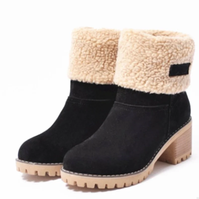 STS Women Boots Plus Size 43 Snow Boot For Women Winter Shoes Heels Winter Ankle Boots Botas Mujer Warm Plush Insole Shoes Wom
STS Women Boots Plus Size 43 Snow Boot For Women Winter Shoes Heels Winter Ankle Boots Botas Mujer Warm Plush Insole Shoes Wom