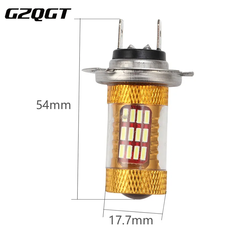 2-Pack White H7 4014 54SMD Fog Light Bulb DRL Car Replacement LED Bulb With Lens DC12V - DC24V
2-Pack White H7 4014 54SMD Fog Light Bulb DRL Car Replacement LED Bulb With Lens DC12V - DC24V