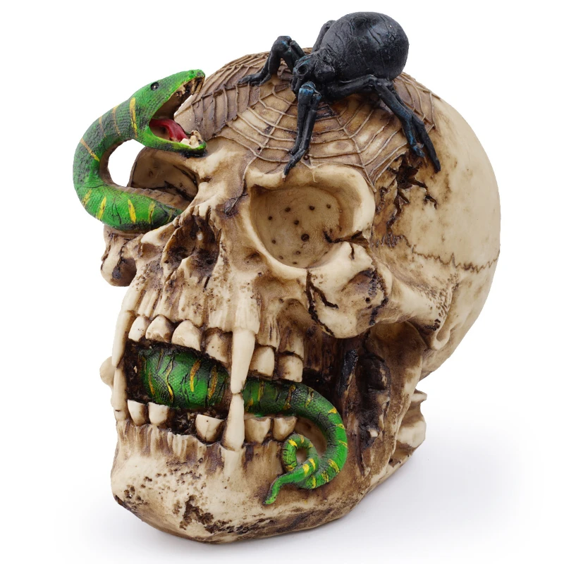 Human Head Skull Statue for Home Decor Resin Figurines Halloween Decoration Sculpture Medical Teaching Sketch Model Crafts 6144
Human Head Skull Statue for Home Decor Resin Figurines Halloween Decoration Sculpture Medical Teaching Sketch Model Crafts 6144