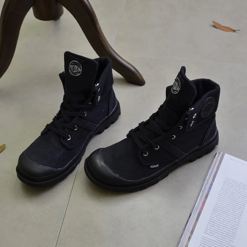 Canvas Shoes Men Boots Leisure High Top Ankle Boots Male Flat Man Footwear Military Shoes Men Casual Spring Autumn botas hombre
Canvas Shoes Men Boots Leisure High Top Ankle Boots Male Flat Man Footwear Military Shoes Men Casual Spring Autumn botas hombre