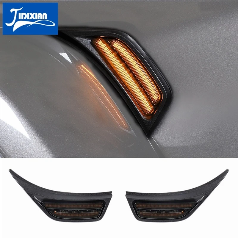 JIDIXIAN Car Front Fender Retrofit Light Lamp Decoration Cover Sticker for Jeep Wrangler JL Gladiator JT 2018-2021 Accessories 
JIDIXIAN Car Front Fender Retrofit Light Lamp Decoration Cover Sticker for Jeep Wrangler JL Gladiator JT 2018-2021 Accessories