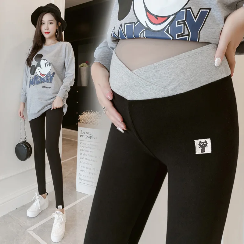 Pregnant women spring and autumn cotton low waist contrast color waist leggings fashion all-match kitty foot pants
Pregnant women spring and autumn cotton low waist contrast color waist leggings fashion all-match kitty foot pants
