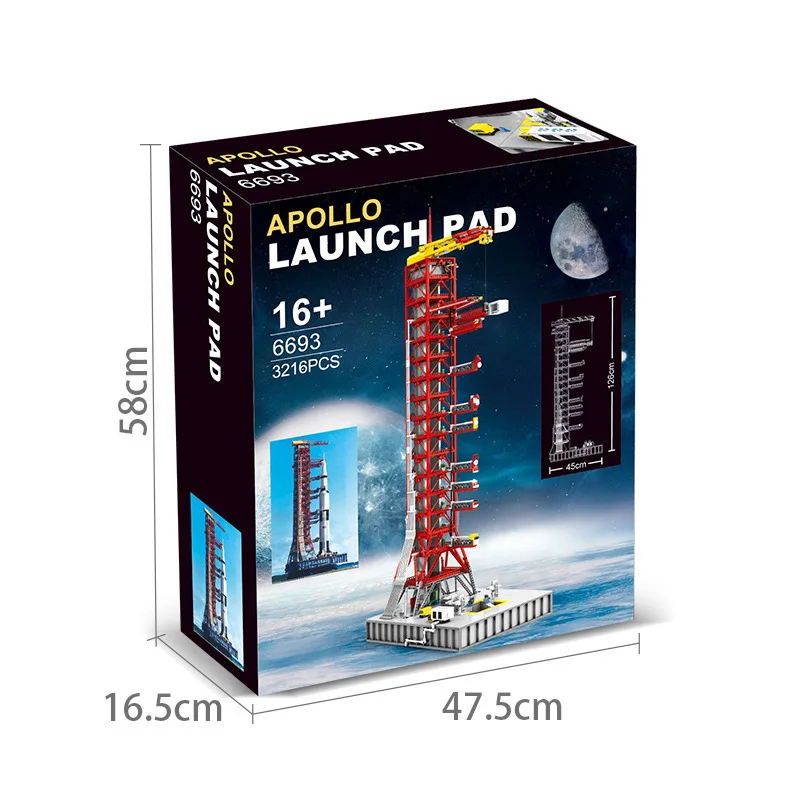 21309 High-tech Creator Space Universe Series Building Blocks Saturn V Rocket Launch Stand Bricks Toys Gift For Children
21309 High-tech Creator Space Universe Series Building Blocks Saturn V Rocket Launch Stand Bricks Toys Gift For Children