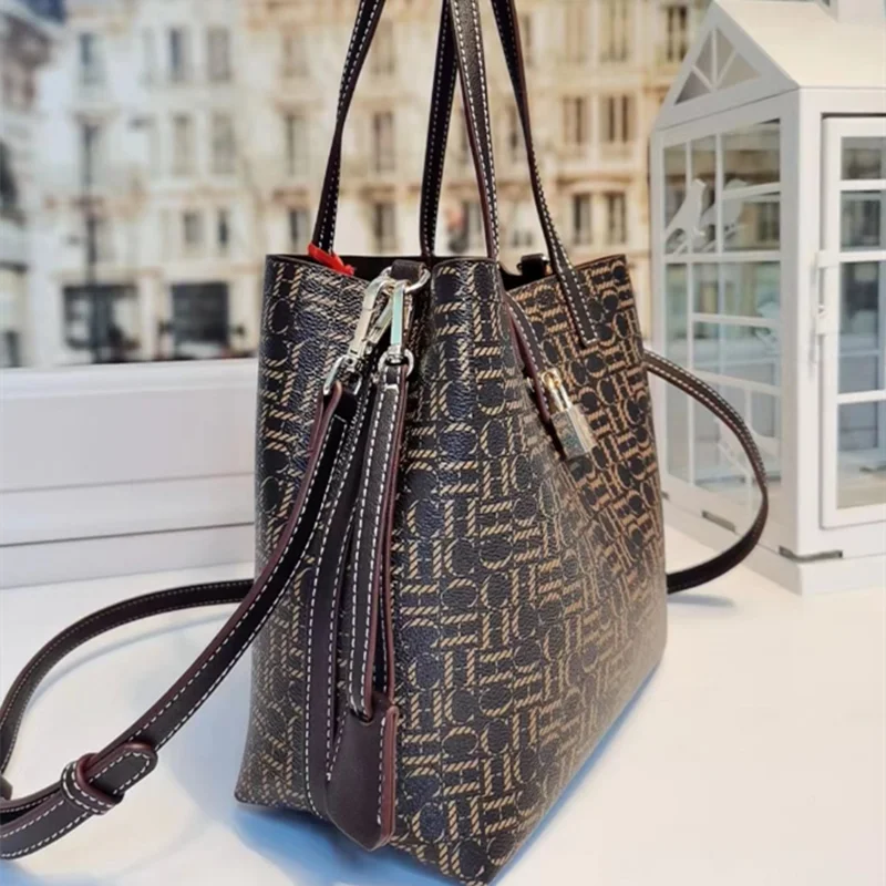CH 100% Genuine Leather Letter Printed Handbag Ladies Retro Designer Wallet Large Capacity Shoulder Handbag Original Sac
CH 100% Genuine Leather Letter Printed Handbag Ladies Retro Designer Wallet Large Capacity Shoulder Handbag Original Sac