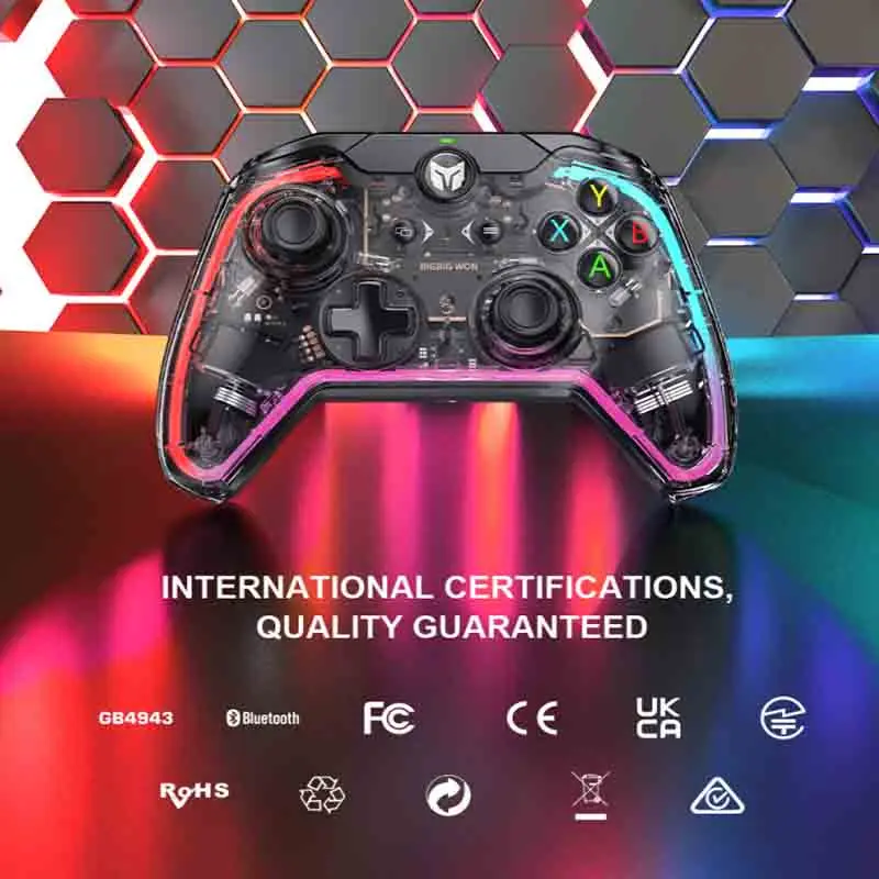 BIGBIG WON Rainbow C1 соматосенсорный проводной геймпад джойстик для игровой консоли Nintendo для ПК прозрачная оболочка без задержек
BIGBIG WON Rainbow C1 соматосенсорный проводной геймпад джойстик для игровой консоли Nintendo для ПК прозрачная оболочка без задержек