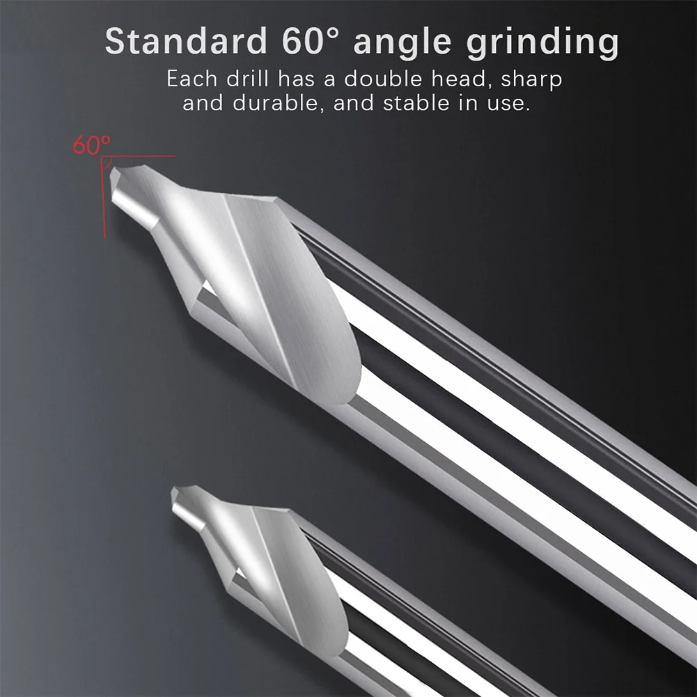 60Degree HSS Center Drills Bit Metal Drill Bit Power Tools Hole Drilling Hole Cutter 1mm 1.5mm 2mm 2.5mm 3mm 3.5mm 4mm 5mm Drill
60Degree HSS Center Drills Bit Metal Drill Bit Power Tools Hole Drilling Hole Cutter 1mm 1.5mm 2mm 2.5mm 3mm 3.5mm 4mm 5mm Drill