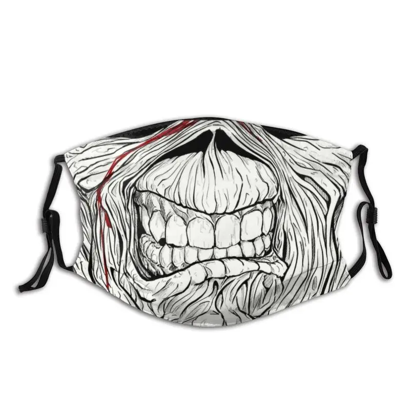 Trooper Skull Black And White Eddy Breathable Face Mask Adult Heavy Metal Teeth Zombie Mask with Filters Respirator Mouth-Muffle
Trooper Skull Black And White Eddy Breathable Face Mask Adult Heavy Metal Teeth Zombie Mask with Filters Respirator Mouth-Muffle