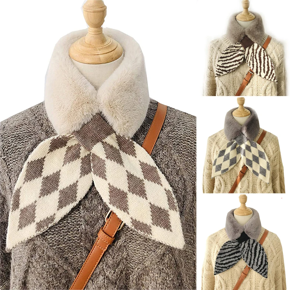 Women's Knitted Scarf Neckerchief Women Fashion Thick Warm Plush Neck Collar Scarves for Ladies A7
Women's Knitted Scarf Neckerchief Women Fashion Thick Warm Plush Neck Collar Scarves for Ladies A7