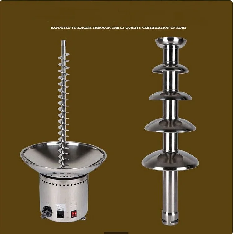 5 Tier Commercial Chocolate Fountain Fondue Stainless Steel Christmas Wedding Event Party Supplies Commercial lease ANT-8086
5 Tier Commercial Chocolate Fountain Fondue Stainless Steel Christmas Wedding Event Party Supplies Commercial lease ANT-8086