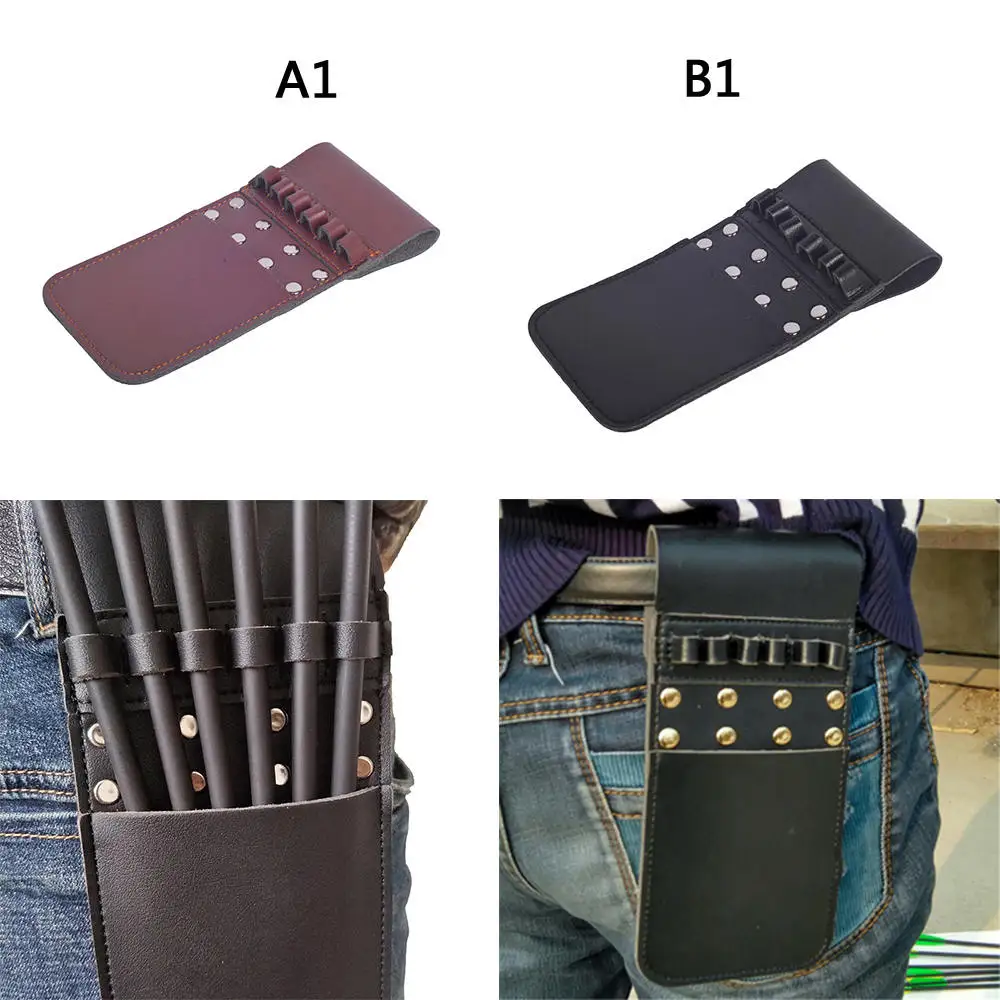 Leather Arrow Quiver Capable of Loading 6 Arrows Suitable for Recurve Bow Compound Bow for Archery Hunting Shoot
Leather Arrow Quiver Capable of Loading 6 Arrows Suitable for Recurve Bow Compound Bow for Archery Hunting Shoot