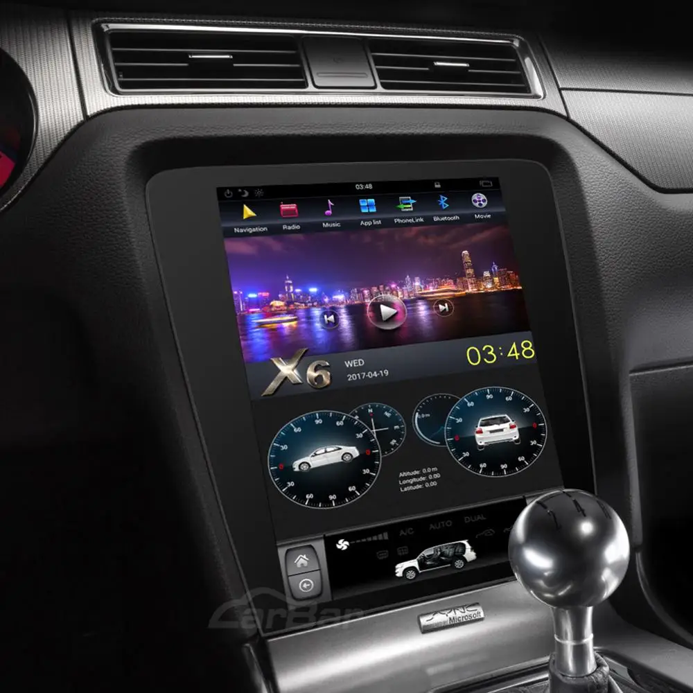 12.1" Tesla Vertical Screen Android 9.0 Car DVD GPS Radio Stereo Audio Headunit Multimedia Player For Ford Mustang 2009-2012
12.1" Tesla Vertical Screen Android 9.0 Car DVD GPS Radio Stereo Audio Headunit Multimedia Player For Ford Mustang 2009-2012