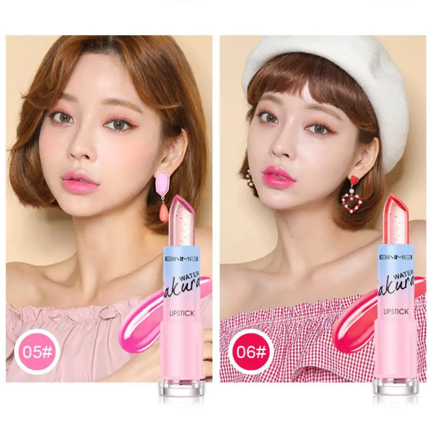 1PC Lipstick Crystal Jelly Lip Balm Temperature Changing Hygienic Lipstick Lasting Moisturizing Lip Protect Cosmetics T0183 
1PC Lipstick Crystal Jelly Lip Balm Temperature Changing Hygienic Lipstick Lasting Moisturizing Lip Protect Cosmetics T0183