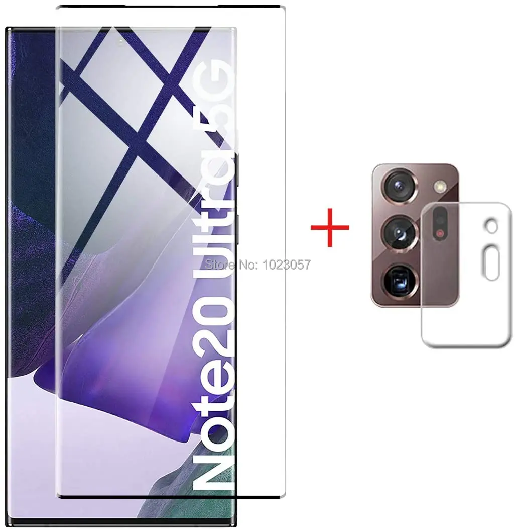 3-в-1 чехол + Защитная пленка из закаленного стекла на Galaxy Note 20 экрана мобильного