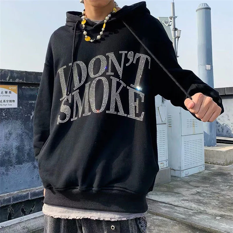 Толстовка унисекс 2020, мужские зимние пуловеры «i Dont Smoke», популярный нишевой дизайн в стиле Ins, уличная одежда в стиле хип-хоп, топы, Женская то...
Толстовка унисекс 2020, мужские зимние пуловеры «i Dont Smoke», популярный нишевой дизайн в стиле Ins, уличная одежда в стиле хип-хоп, топы, Женская то...