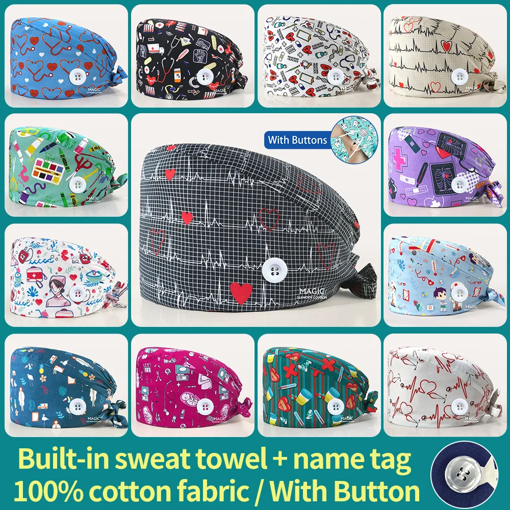 Best sell nurse hats Working Hats Scrub Hat nursing dental clinic cap nurse accessories Beautician lab work cap 100% cotton
Best sell nurse hats Working Hats Scrub Hat nursing dental clinic cap nurse accessories Beautician lab work cap 100% cotton