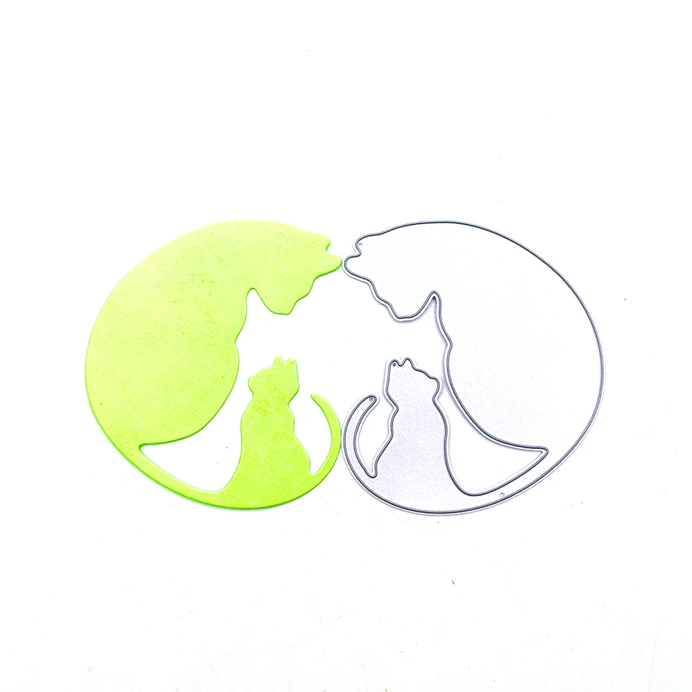 

Julyarts Cat New Cutting Dies Molds For DIY Scrapbooking Album Paper Cards Decorative Crafts Embossing Die Cuts