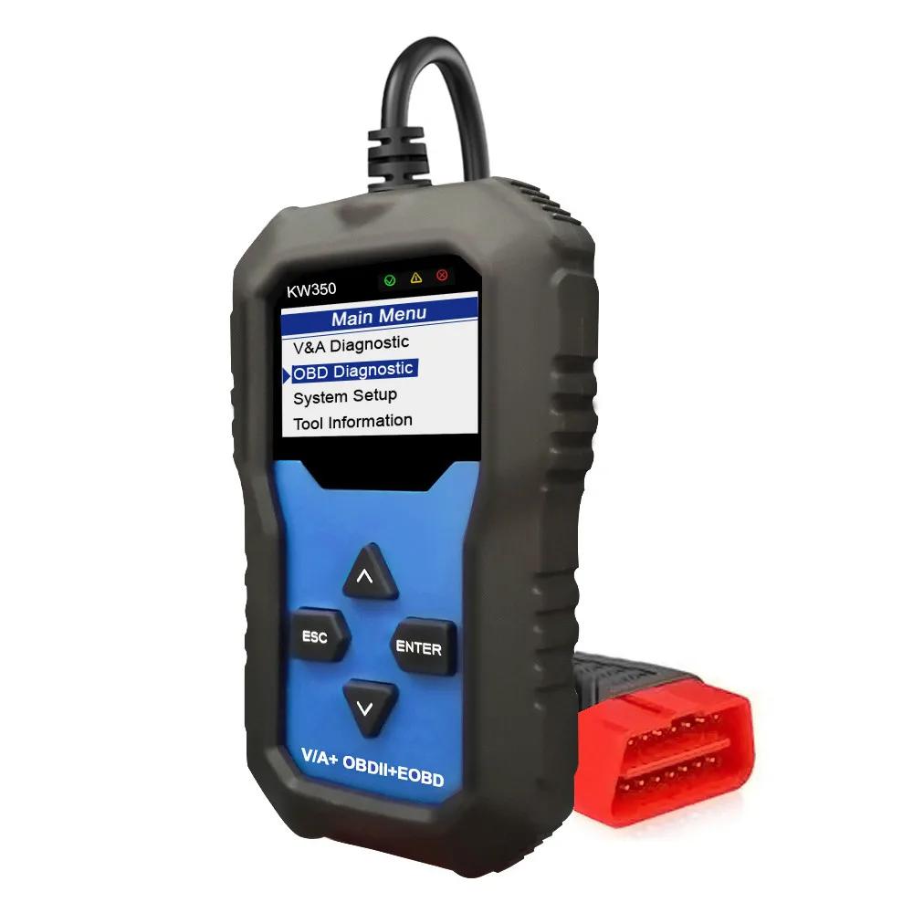 KW350 OBD2 Diagnostic Scanner for Auto VAG VW Audi ABS Airbag Reset Oil Service Light EPB Diagnostic Tool Better VAG COM
KW350 OBD2 Diagnostic Scanner for Auto VAG VW Audi ABS Airbag Reset Oil Service Light EPB Diagnostic Tool Better VAG COM