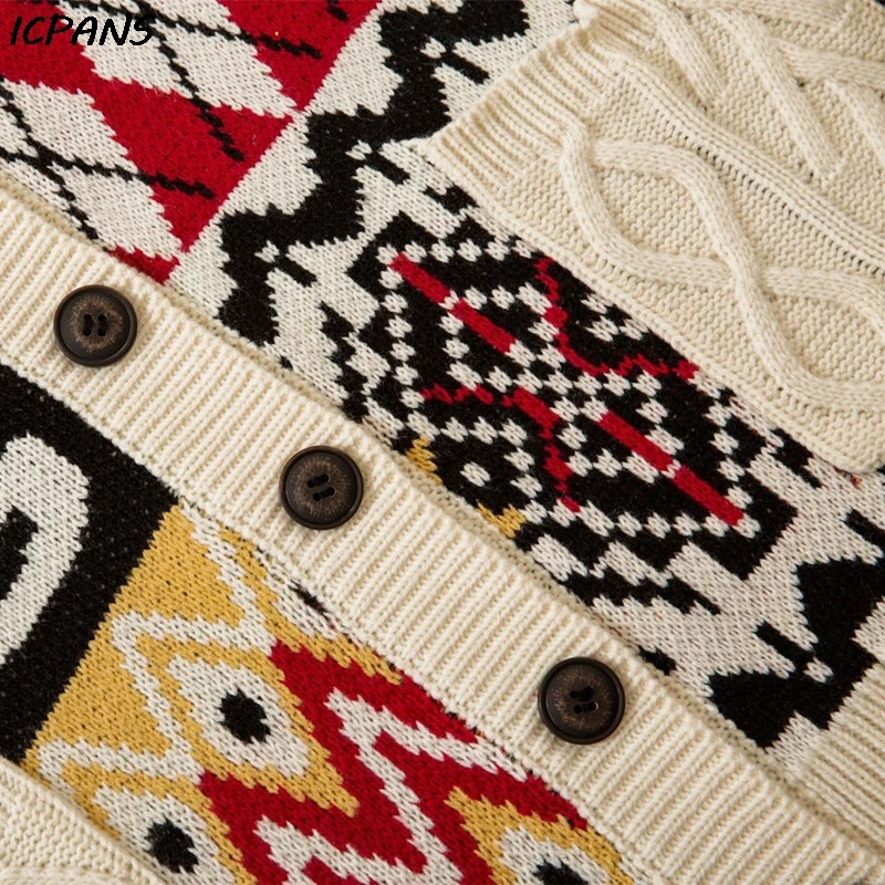 Wool Sweater Male Cardigan Clothing Bear Jacquard Winter Coat Hip Hop Knitwear Sweaters Japan Streetwear Winter Jackets Tops
Wool Sweater Male Cardigan Clothing Bear Jacquard Winter Coat Hip Hop Knitwear Sweaters Japan Streetwear Winter Jackets Tops