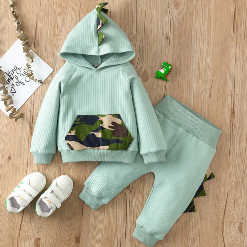 Little Boys Girls Cute Dinosaur Hoodies Sets 2Pieces Hooded T-shirt and Elastic Long Pants 0-24Months
Little Boys Girls Cute Dinosaur Hoodies Sets 2Pieces Hooded T-shirt and Elastic Long Pants 0-24Months