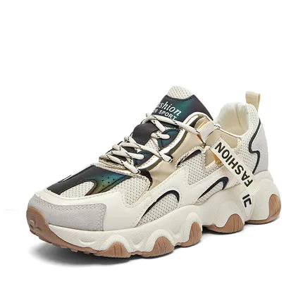 Women Platform Chunky Sneakers 4cm high lace-up Casual Vulcanize Shoes luxury Designer Old Dad female fashion Sneakers 2020
Women Platform Chunky Sneakers 4cm high lace-up Casual Vulcanize Shoes luxury Designer Old Dad female fashion Sneakers 2020