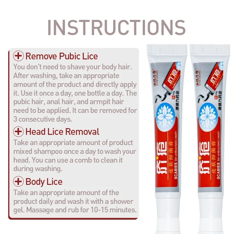 Antibacterial Herbal Cream Head Lice Removal Treat Of Scabies Mite Psoriasis Pruritus Ointment
Antibacterial Herbal Cream Head Lice Removal Treat Of Scabies Mite Psoriasis Pruritus Ointment