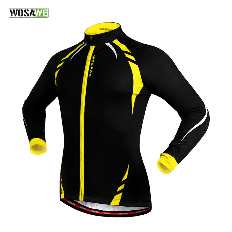 WOSAWE Winter Thermal Cycling Jackets Windproof Long Sleeve Jersey MTB Bike Bicycle Coats Reflective Fleece Cycling Clothing
WOSAWE Winter Thermal Cycling Jackets Windproof Long Sleeve Jersey MTB Bike Bicycle Coats Reflective Fleece Cycling Clothing
