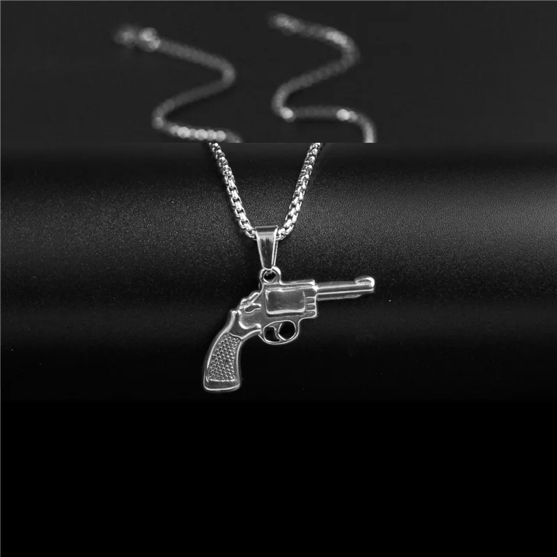 European and American New Style Stainless Steel Pistols, Revolvers, Pendants, Hip-hop Necklaces for Men and Women Wholesale
European and American New Style Stainless Steel Pistols, Revolvers, Pendants, Hip-hop Necklaces for Men and Women Wholesale