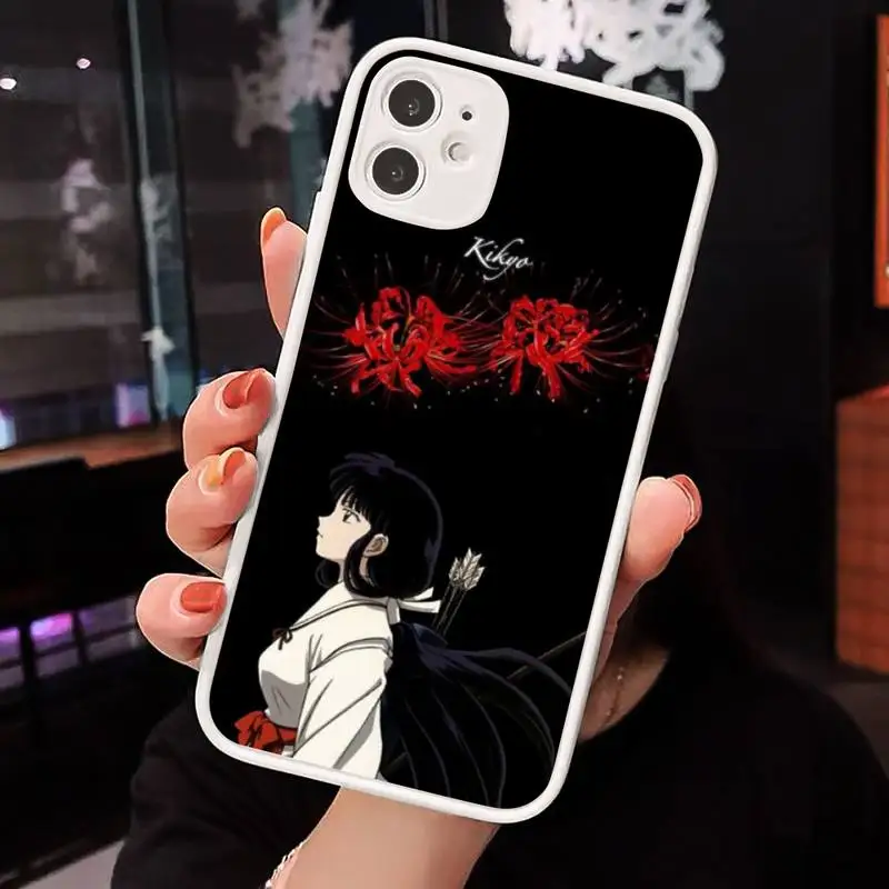 Anime Inuyasha Sesshoumaru Higurashi Kagome Phone Case Matte Transparent for iPhone 7 8 11 12 s mini pro X XS XR MAX Plus cover
Anime Inuyasha Sesshoumaru Higurashi Kagome Phone Case Matte Transparent for iPhone 7 8 11 12 s mini pro X XS XR MAX Plus cover