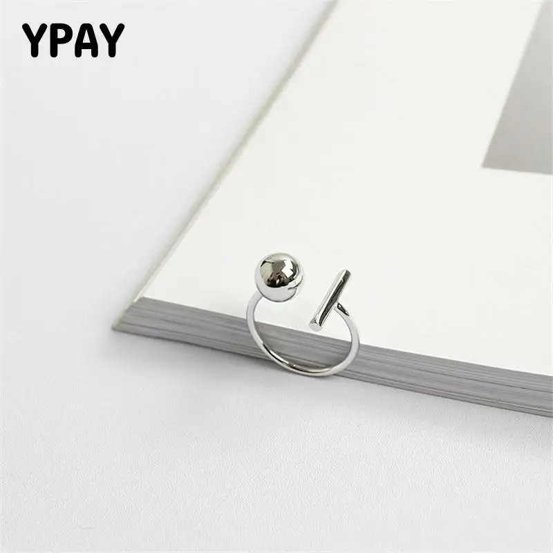 YPAY 100% Real 925 Sterling Silver Open Rings Square Ball Elegant Cross Adjustable Ring Geometric Jewelry for Party YMR574
YPAY 100% Real 925 Sterling Silver Open Rings Square Ball Elegant Cross Adjustable Ring Geometric Jewelry for Party YMR574