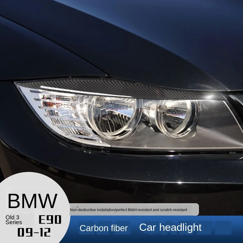 Наклейки для автомобильных фар, бровей, век, 2 шт./компл., из углеродного волокна, декоративные наклейки для автомобилей BMW 3 серии E90, E91, F30, F34 ...
Наклейки для автомобильных фар, бровей, век, 2 шт./компл., из углеродного волокна, декоративные наклейки для автомобилей BMW 3 серии E90, E91, F30, F34 ...
