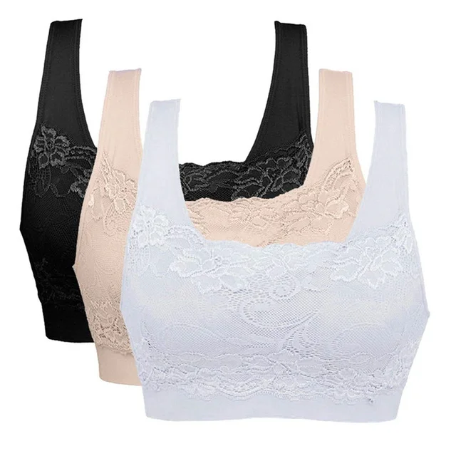 3 pcs Yoga Sport Bra For Women Breathable Fitness Running Vest Sleep Underwear Push Up Bralette With Pad Vest Top Bra
3 pcs Yoga Sport Bra For Women Breathable Fitness Running Vest Sleep Underwear Push Up Bralette With Pad Vest Top Bra