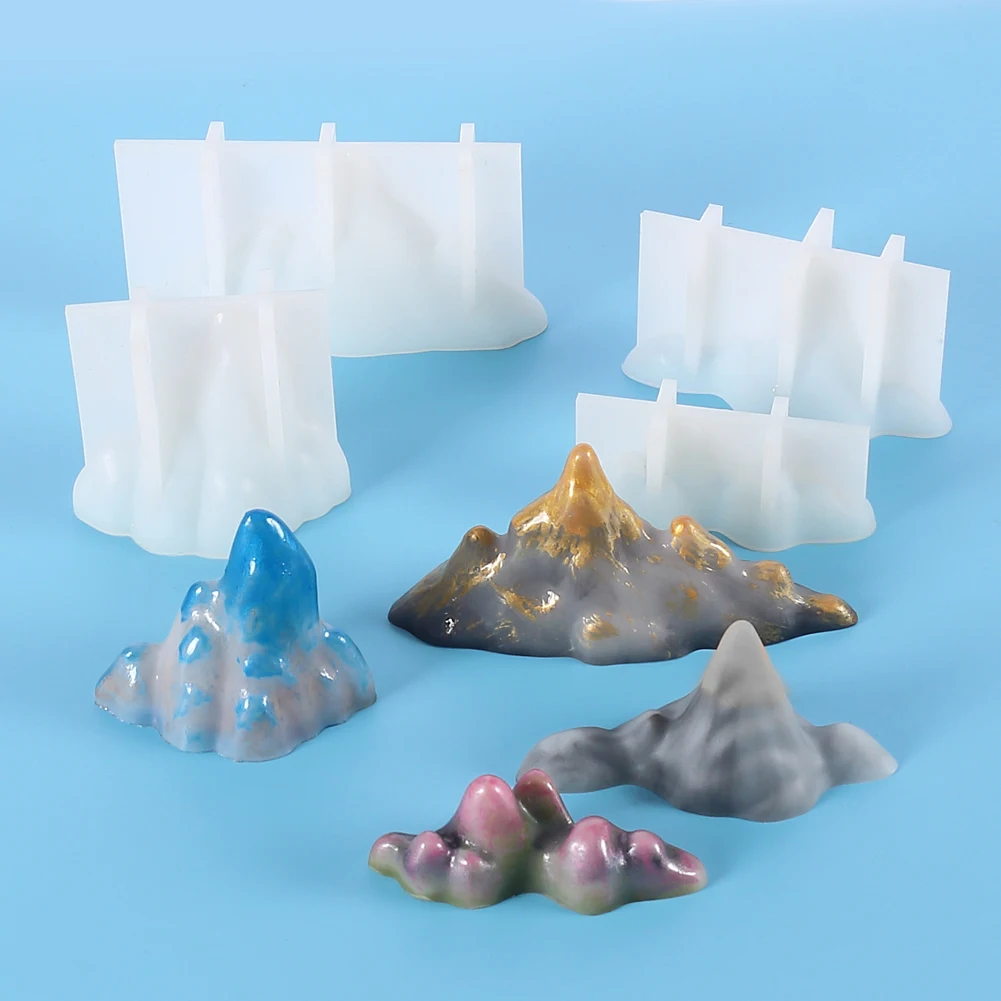 3D Rockery Crafts Silicone Epoxy Resin Mold DIY Mountain Landscape Jewelry Table Decoration Making Tools
3D Rockery Crafts Silicone Epoxy Resin Mold DIY Mountain Landscape Jewelry Table Decoration Making Tools