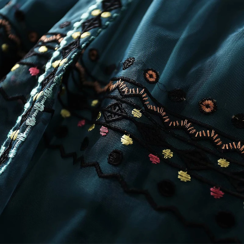 SEQINYY Blue Vintage Dress Mesh Summer Spring New Fashion Design Women High Quality Embroidery Flowers A-line Elegant Midi
SEQINYY Blue Vintage Dress Mesh Summer Spring New Fashion Design Women High Quality Embroidery Flowers A-line Elegant Midi