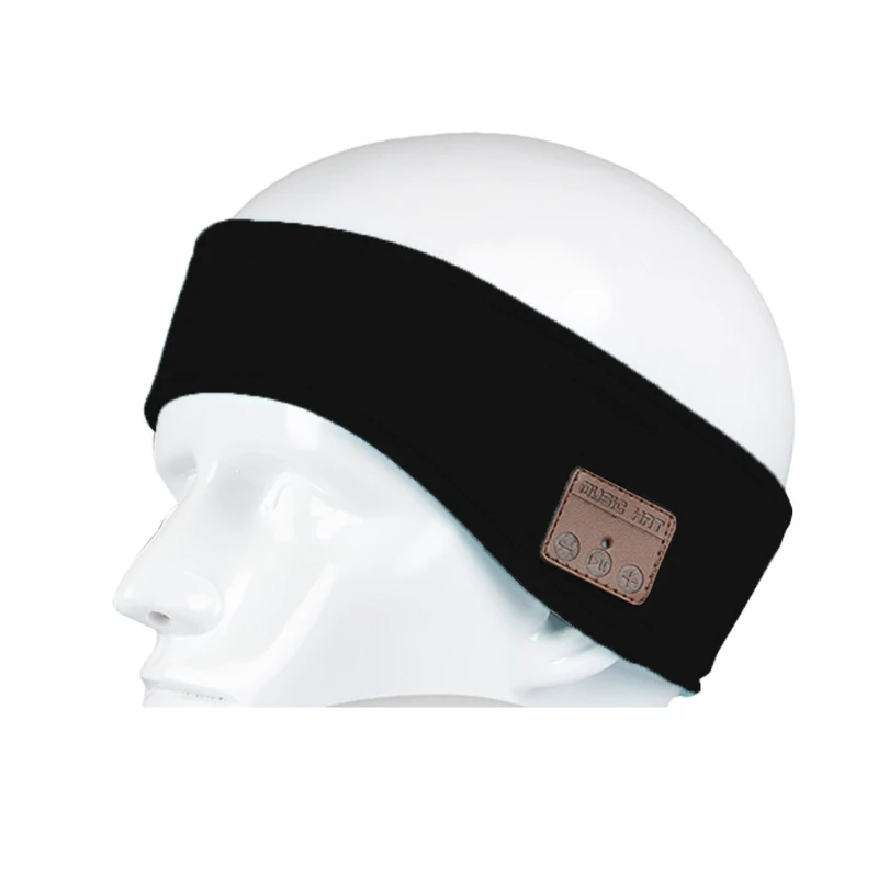 2021 New Bluetooth Music Sweat-absorbent Turban Headband Soft Sport Headphones Headsets
