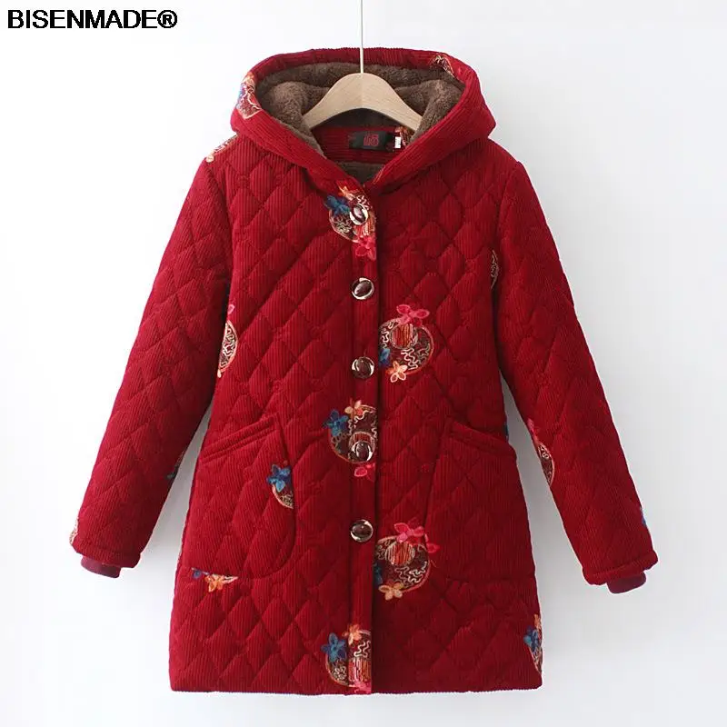 Winter Parka Women Clothes Plus Size&Curve 2021 New Fleece Coat Chinese Style Embroidery Hooded Thick Warm Outerwear
Winter Parka Women Clothes Plus Size&Curve 2021 New Fleece Coat Chinese Style Embroidery Hooded Thick Warm Outerwear