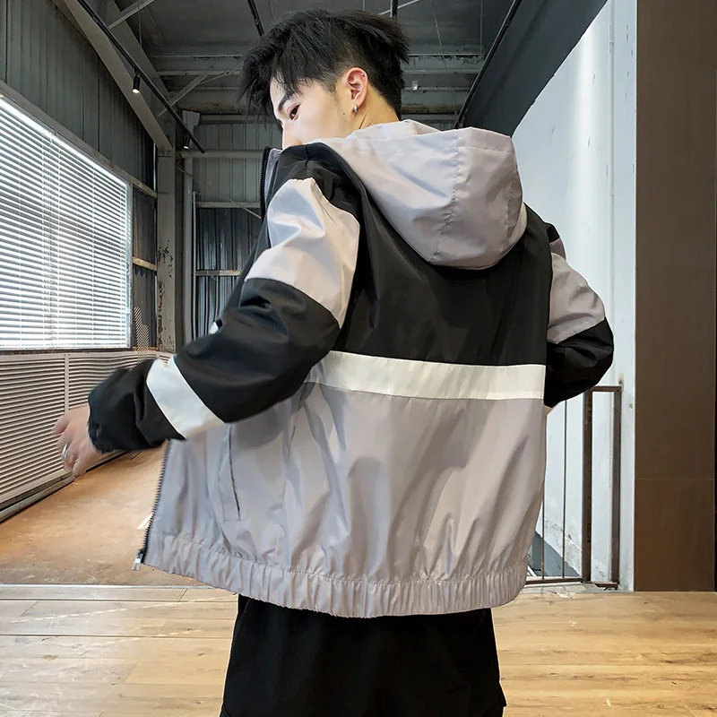 Streetwear casual men's jacket coat 2021 spring jackets man patchwork windproof hooded bomber jacket for men
Streetwear casual men's jacket coat 2021 spring jackets man patchwork windproof hooded bomber jacket for men