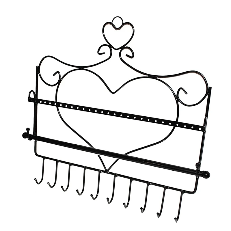 Jewellery Organiser -Wall Mount Jewelry Stand for All Your Earrings, Studs, Necklaces, Bangles, Rings, Watch & Bracelets
Jewellery Organiser -Wall Mount Jewelry Stand for All Your Earrings, Studs, Necklaces, Bangles, Rings, Watch & Bracelets