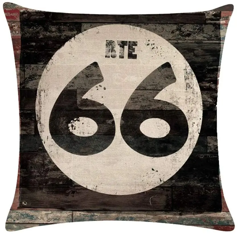 oAtm0eBcl 45cm45cm Linen Cushion Cover, Vintage Route 66 Pattern Linen Pillow Case Soft Cushion Cover Sofa Home Office Decor 10
oAtm0eBcl 45cm45cm Linen Cushion Cover, Vintage Route 66 Pattern Linen Pillow Case Soft Cushion Cover Sofa Home Office Decor 10