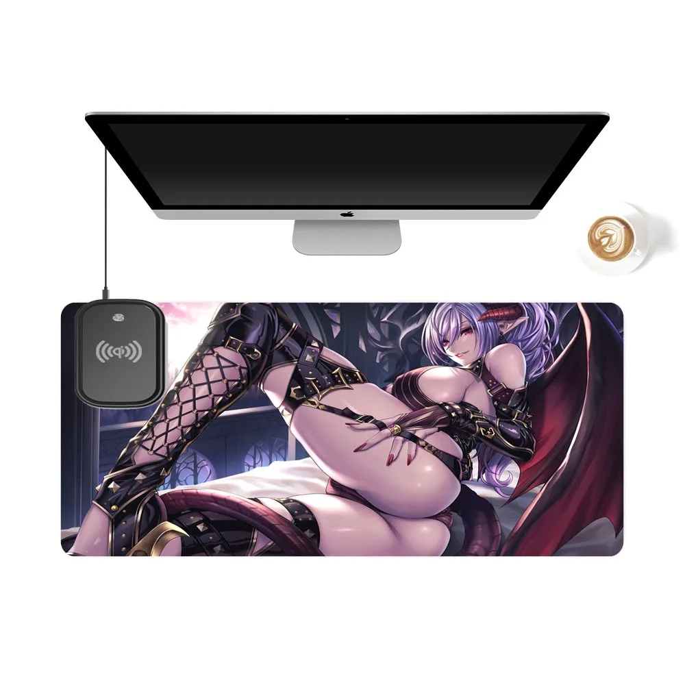 Large Mouse Pad Wireless Charging Mouse Pad Sexy Busty Girl Laptop Desktop Wireless Charging Mobile Phone Charger Anime Mousepad
Large Mouse Pad Wireless Charging Mouse Pad Sexy Busty Girl Laptop Desktop Wireless Charging Mobile Phone Charger Anime Mousepad