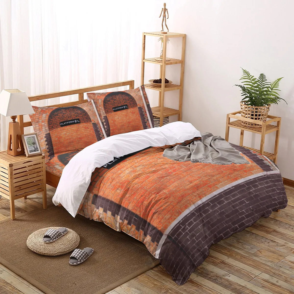 Brick Wall Bedding Set For Home Duvet Cover Set Bedclothes Bed Linens Sheet Queen King Size Qulit Covers
Brick Wall Bedding Set For Home Duvet Cover Set Bedclothes Bed Linens Sheet Queen King Size Qulit Covers